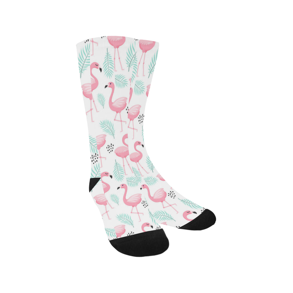 Cute flamingo pattern Crew Socks