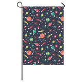 colorful space pattern planet star House Flag Garden Flag