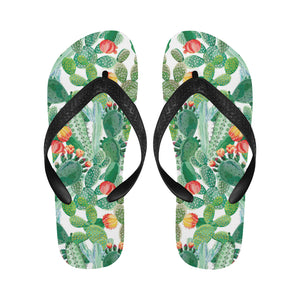 Cactus design pattern copy Unisex Flip Flops