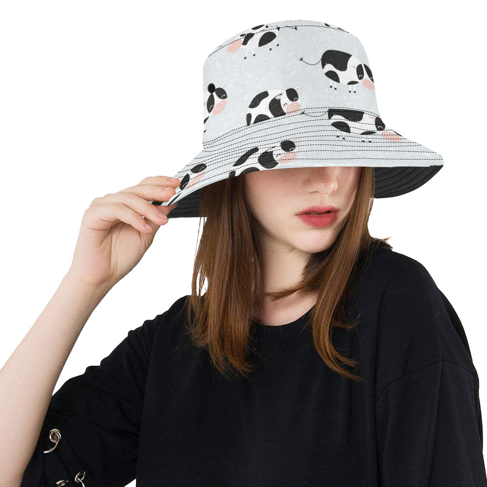 Cute cows pattern Unisex Bucket Hat