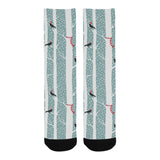 Crows christmas hat scarf Crew Socks