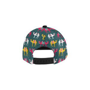 Camel pattern All Over Print Snapback Cap