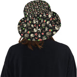 Raccoon watermelon pattern Unisex Bucket Hat