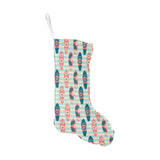 Surfboard Pattern Print Design 02 Christmas Stocking