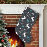 unicorn rainbows moon clound star pattern Christmas Stocking