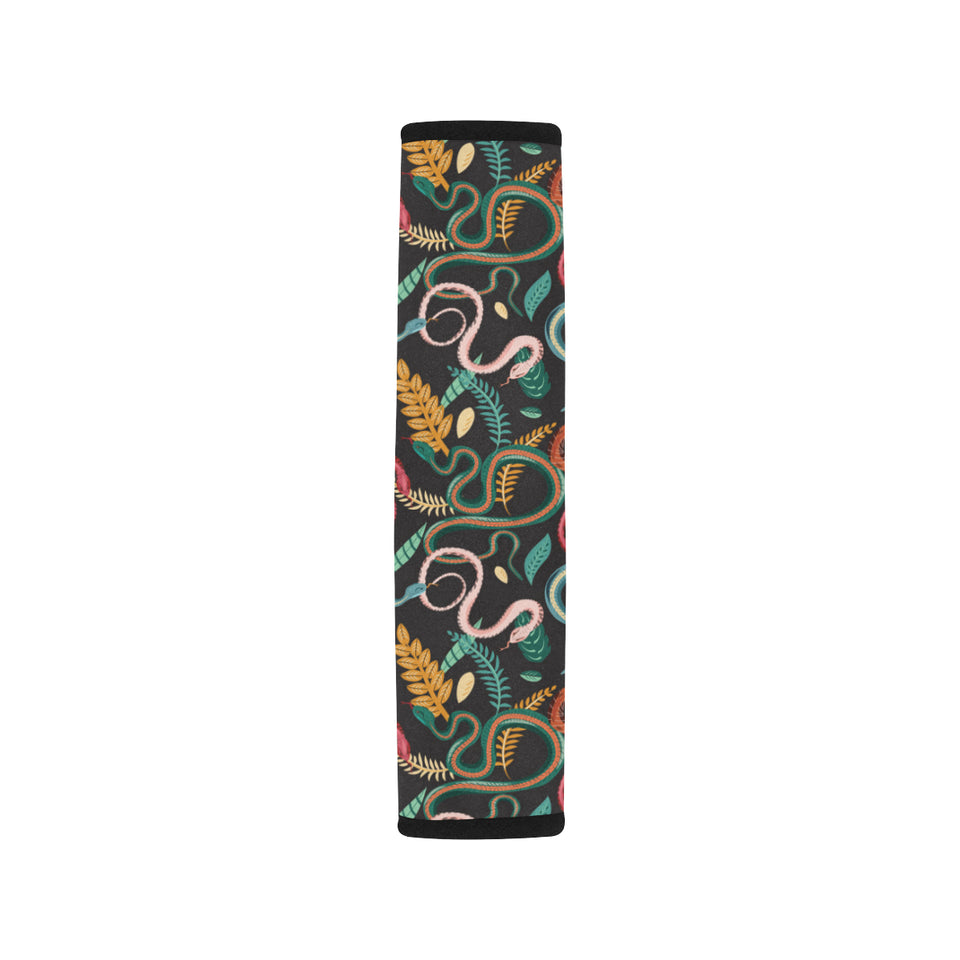 Colorful snake plant pattern Car Seat Belt Cover
