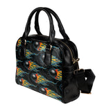 Bowling balls flame pattern Shoulder Handbag