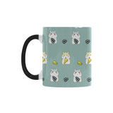 Cute hamster cheese pattern Morphing Mug Heat Changing Mug