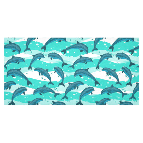 Dolphin sea pattern Tablecloth