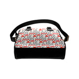 Red mushroom dot pattern Shoulder Handbag