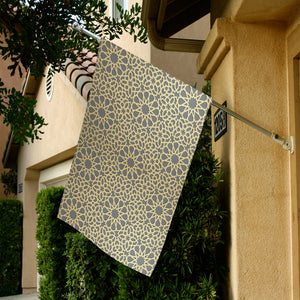 arabic star gold pattern House Flag Garden Flag