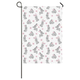 Watercolor cute rabbit pattern House Flag Garden Flag