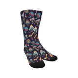 Colorful mushroom pattern Crew Socks