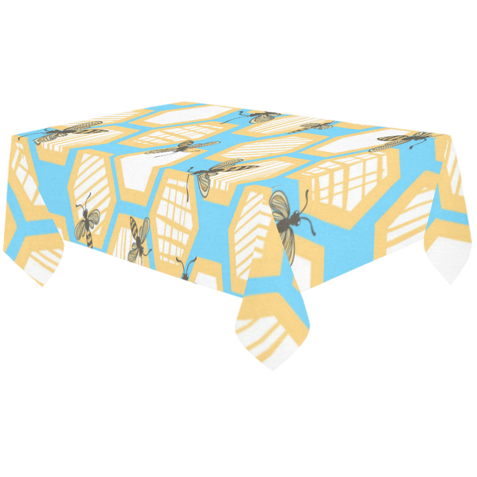 Bee honeycomb pattern Tablecloth