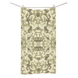 Light Green camouflage pattern Bath Towel