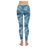 Shark hand drawn Women's Legging Fulfilled In US