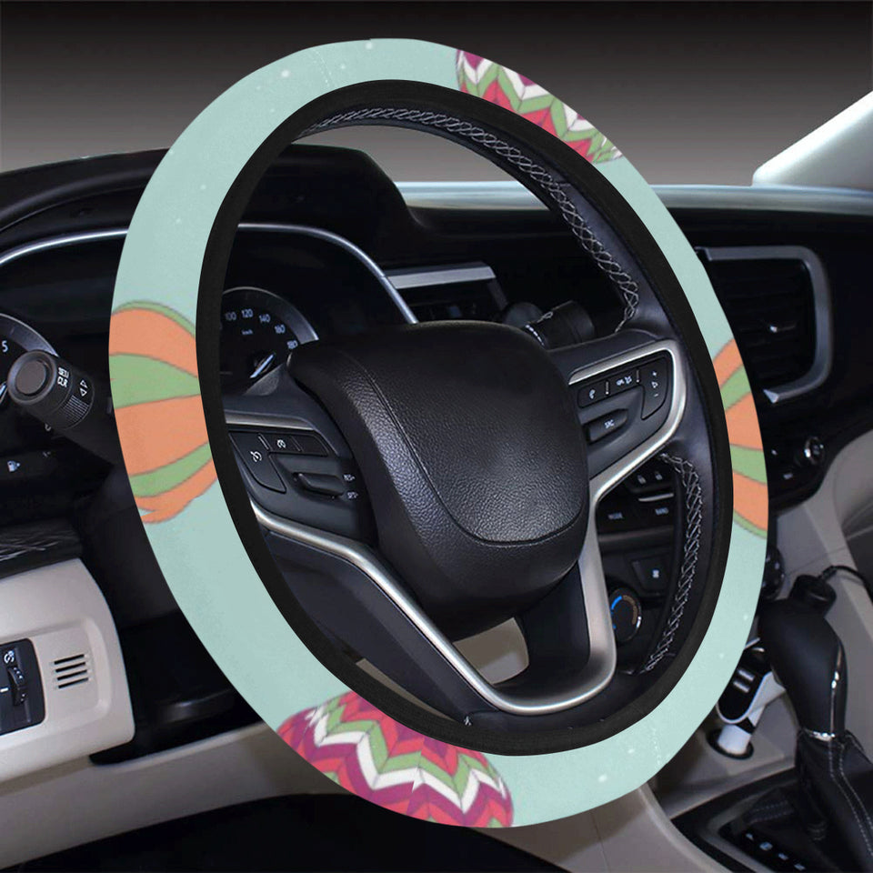 Hot Air Balloon design Pattern Car Steering Wheel Cover