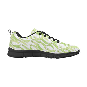 Green Peas Pattern Print Design 03 Women's Sneaker Shoes