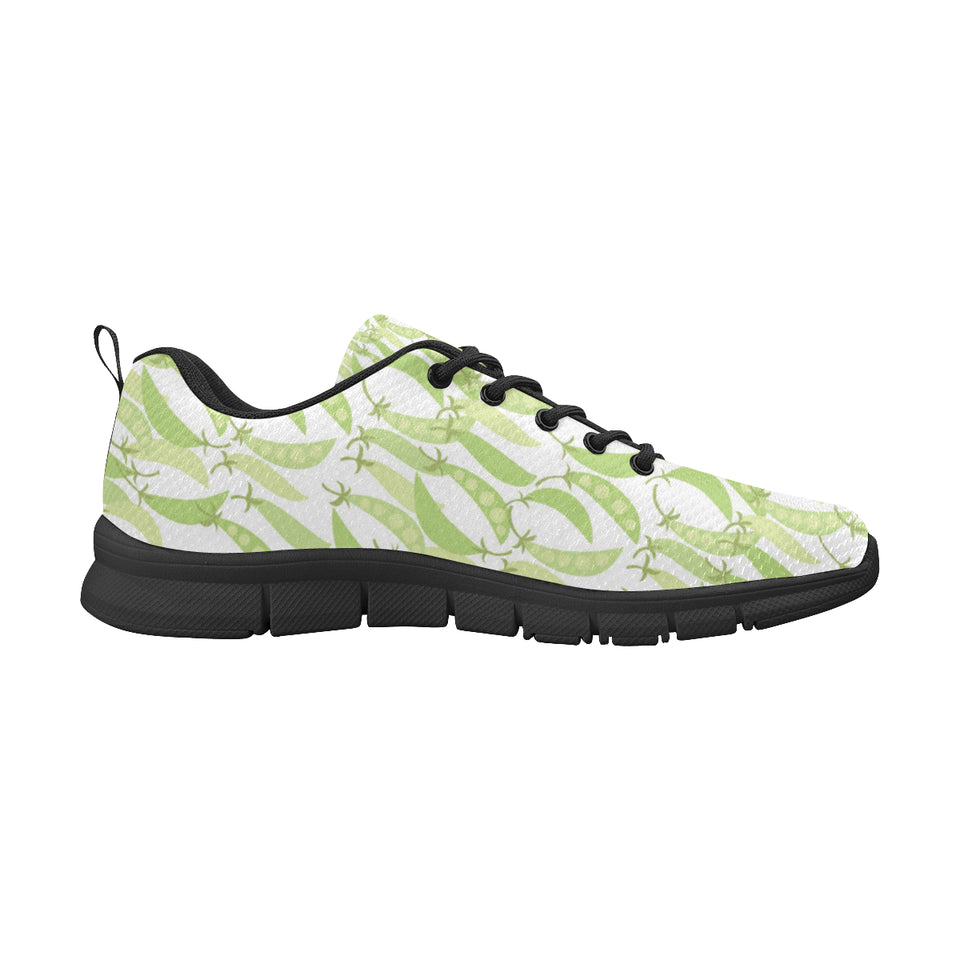 Green Peas Pattern Print Design 03 Women's Sneaker Shoes