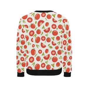 Tomato pattern Men's Crew Neck Sweatshirt