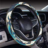 Japanese wave pattern Car Steering Wheel Cover