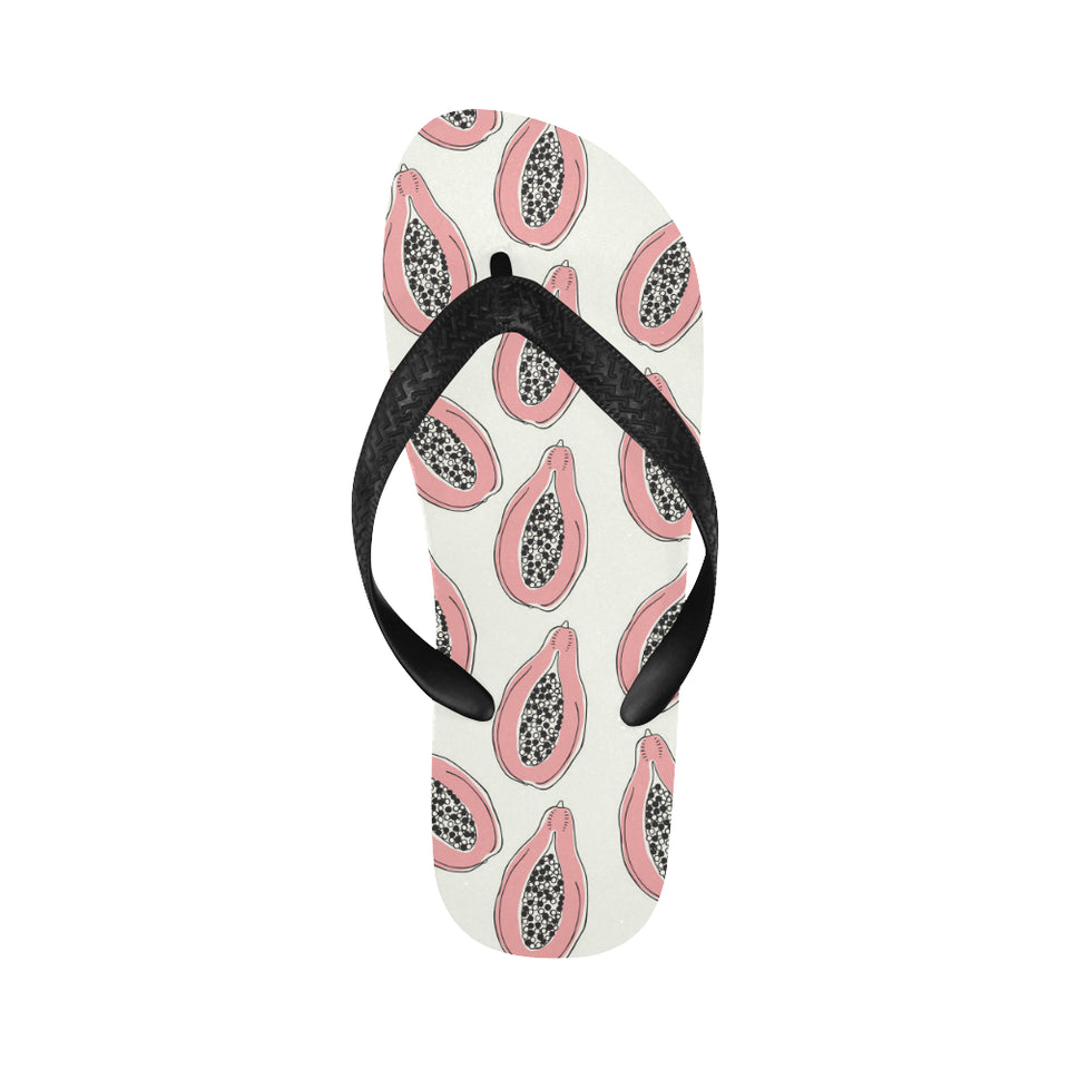 papaya pattern Unisex Flip Flops