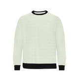Cucumber pattern background Men's Crew Neck Sweatshirt