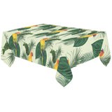 Beautiful parrot palm leaves pattern Tablecloth