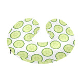 Cucumber slices pattern U-Shaped Travel Neck Pillow
