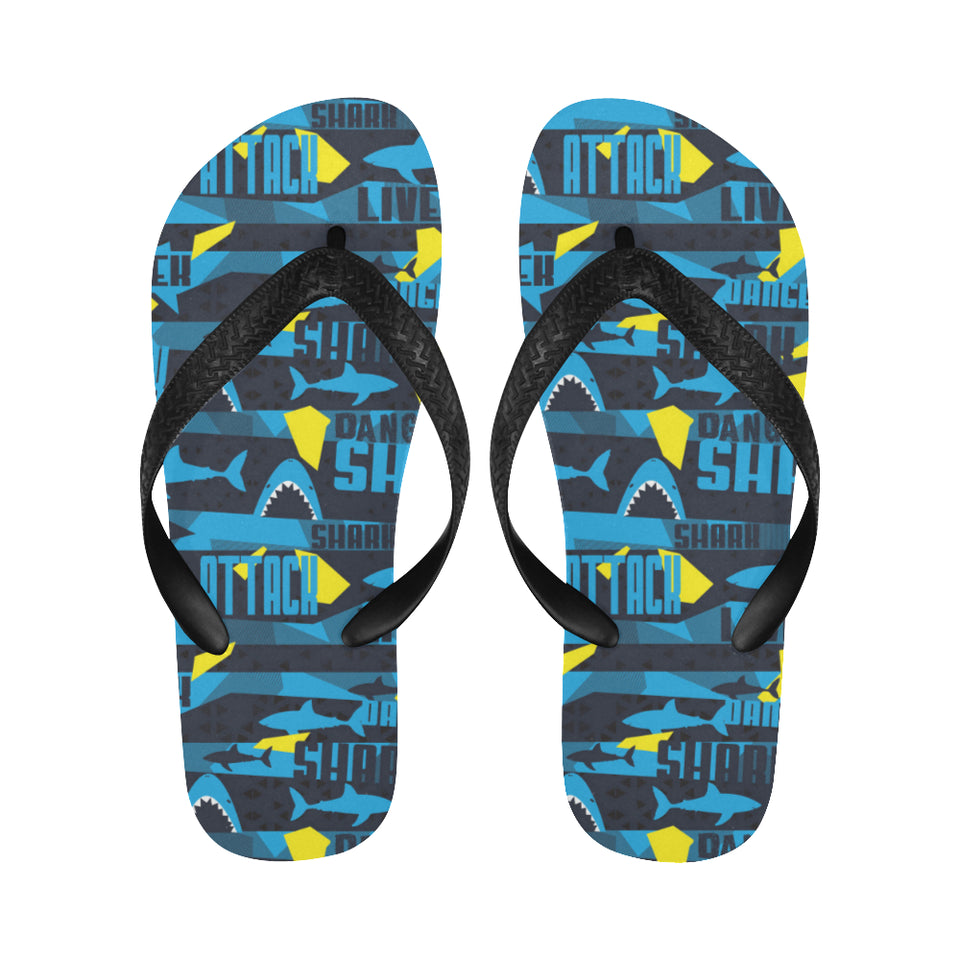 Shark dangerous Unisex Flip Flops