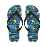 Shark dangerous Unisex Flip Flops