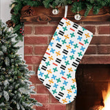 Math Pattern Print Design 05 Christmas Stocking
