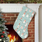 Cute snowman pattern Christmas Stocking