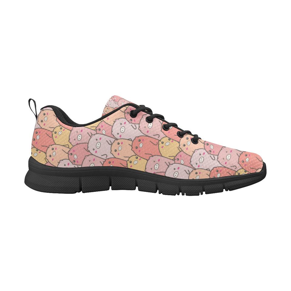 Pig Pattern Print Design 04 Women's Sneaker Shoes