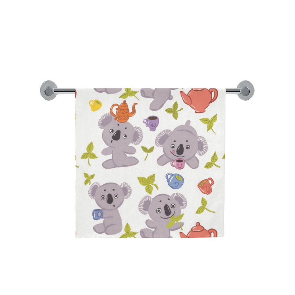 Cute koalas teapots tea Bath Towel