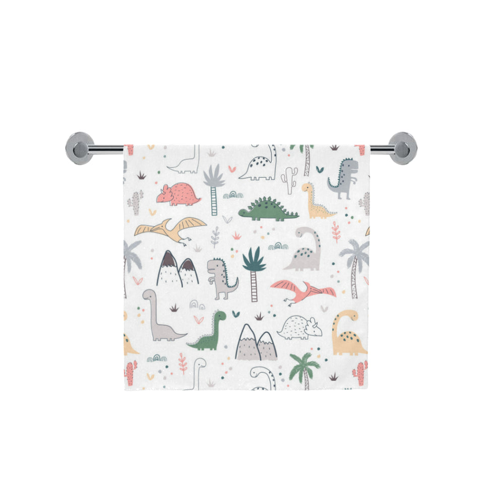 Cute cartoon dinosaurs tree pattern Bath Towel