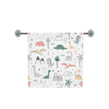 Cute cartoon dinosaurs tree pattern Bath Towel