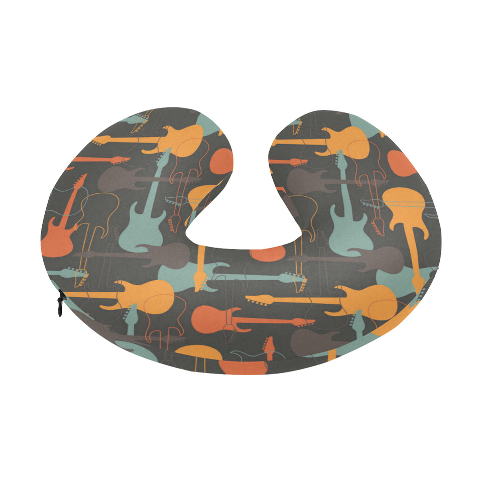 electric guitars pattern U-Shaped Travel Neck Pillow