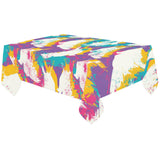Colorful crow illustration pattern Tablecloth