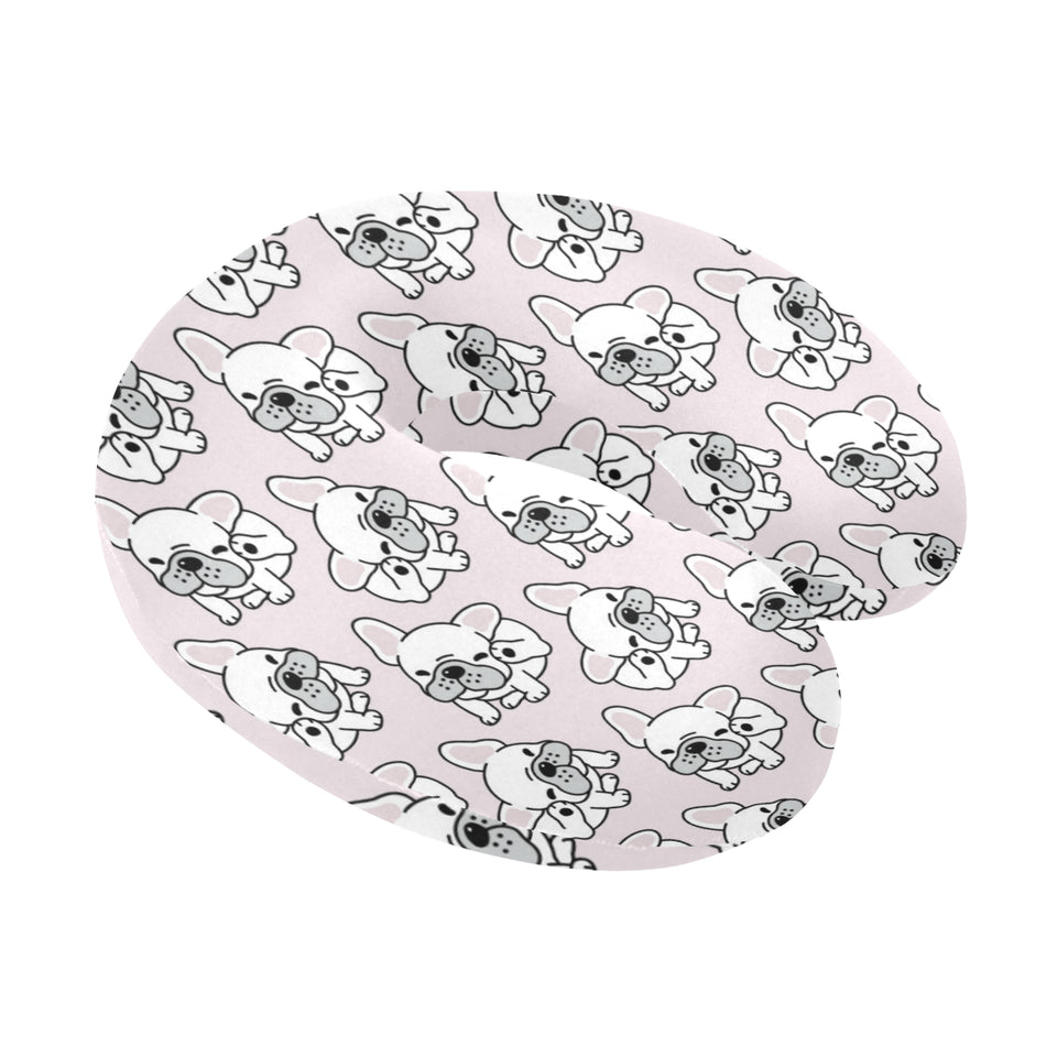 Cute french bulldog pattern U-Shaped Travel Neck Pillow