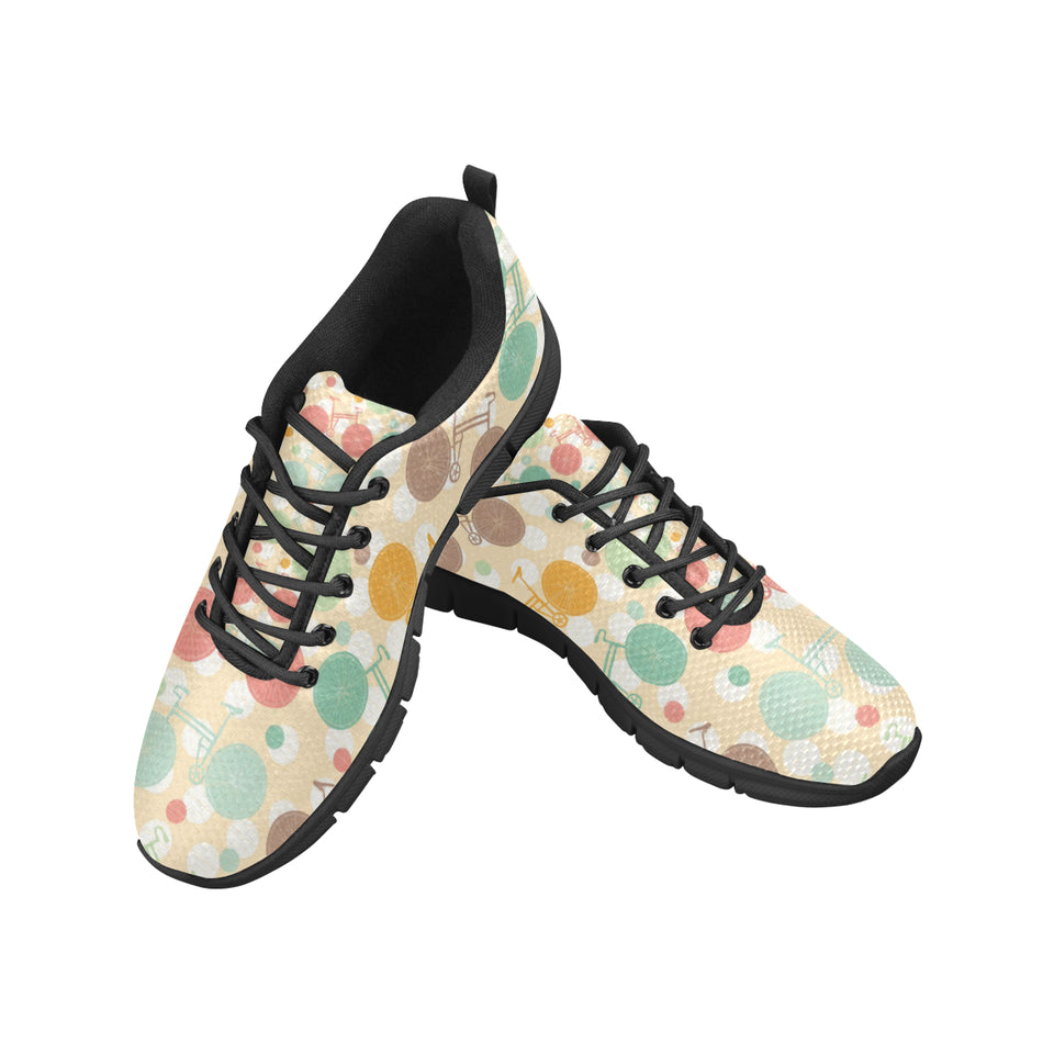 Bicycle Pattern Print Design 01 Women's Sneaker Shoes