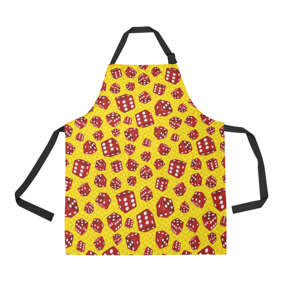 Dice Pattern Print Design 04 All Over Print Adjustable Apron