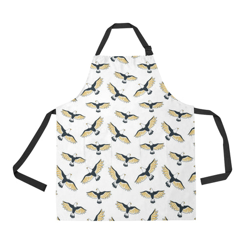 Eagle Pattern Print Design 03 All Over Print Adjustable Apron