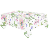 Beautiful pink lotus waterlily leaves pattern Tablecloth