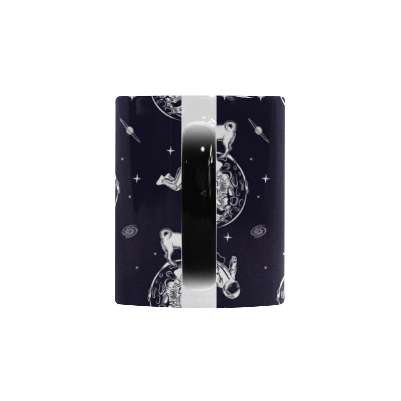 Chihuahua space helmet astronaut pattern Morphing Mug Heat Changing Mug