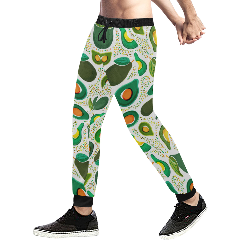 Avocado design pattern Unisex Casual Sweatpants
