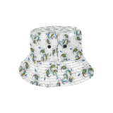 Peacock feather pattern Unisex Bucket Hat
