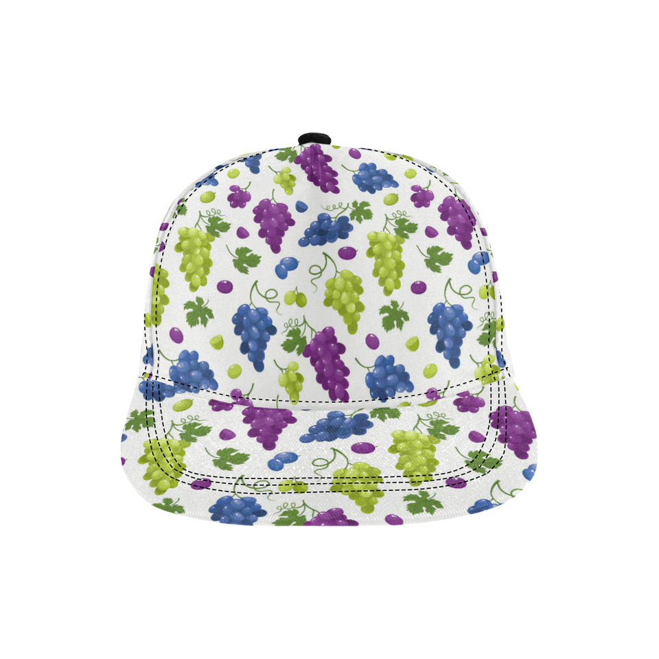 Grape pattern All Over Print Snapback Cap