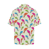 Colorful Chameleon lizard pattern Men's All Over Print Hawaiian Shirt