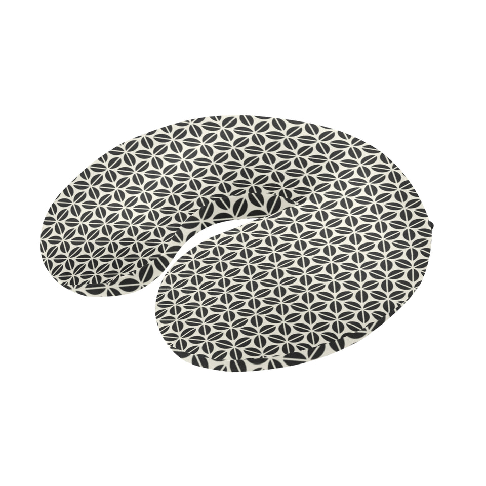 Coffee bean abstract modern pattern U-Shaped Travel Neck Pillow